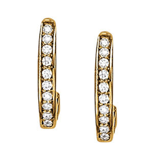 J-hoops Diamond Hoop · 0.50 ct tw