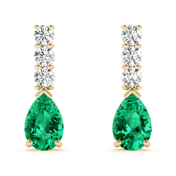 Pear Gemstone Earrings · 0.24 ct tw