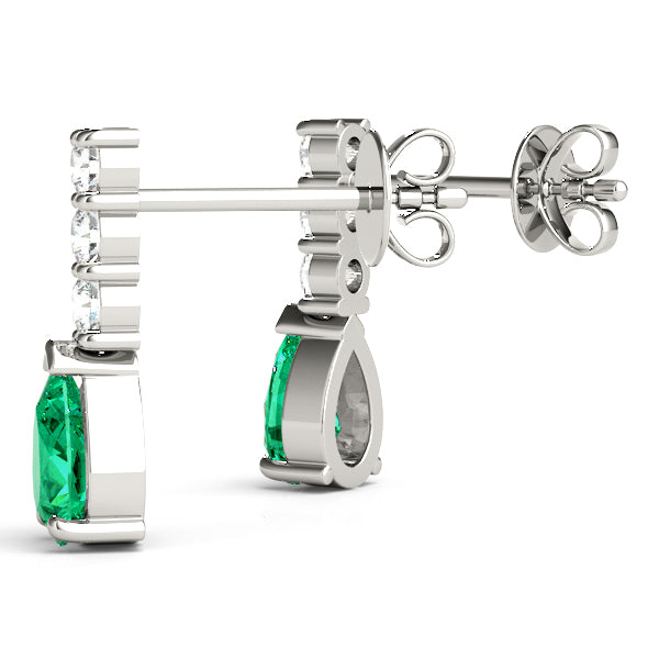 Pear Gemstone Earrings · 0.24 ct tw