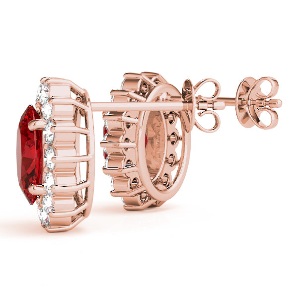 Oval Gemstone Earrings · 0.84 ct tw