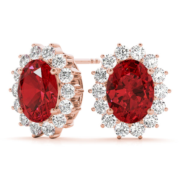 Oval Gemstone Earrings · 0.84 ct tw