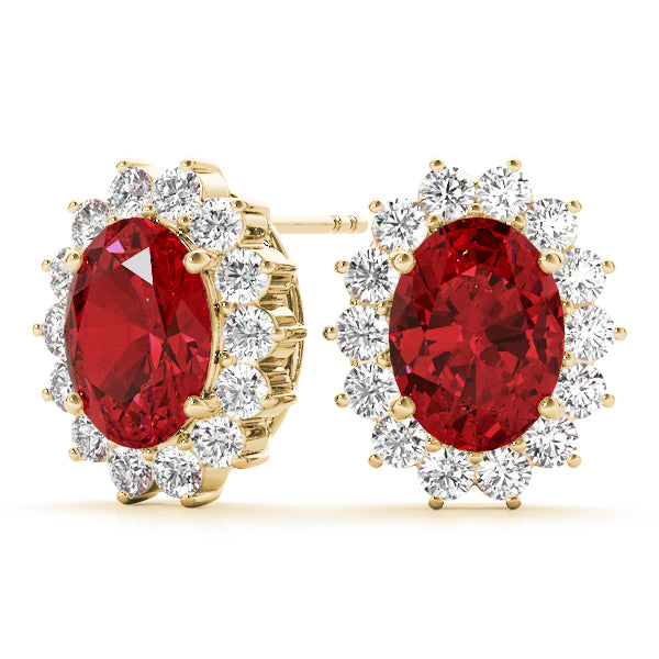 Oval Gemstone Earrings · 0.84 ct tw