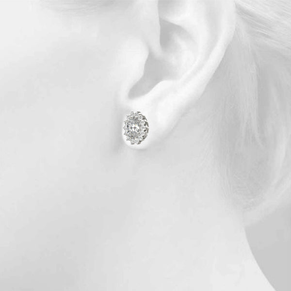 Oval Gemstone Earrings · 0.84 ct tw