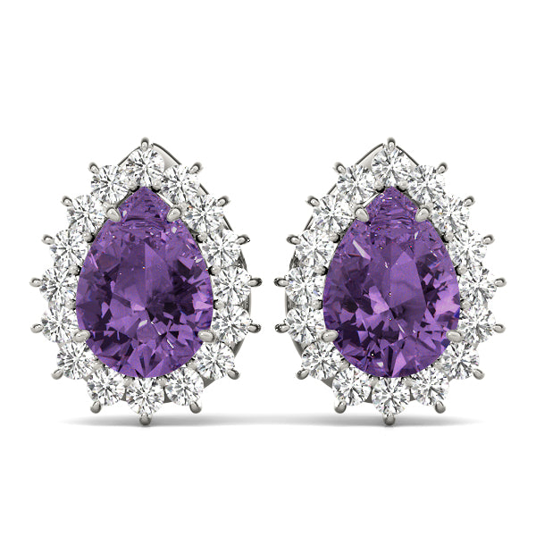 Pear Gemstone Earrings · 0.28 ct tw