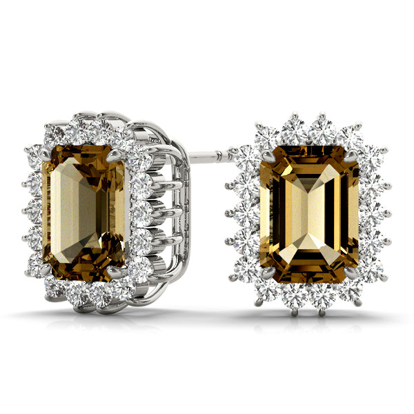Emerald Gemstone Earrings · 0.40 ct tw