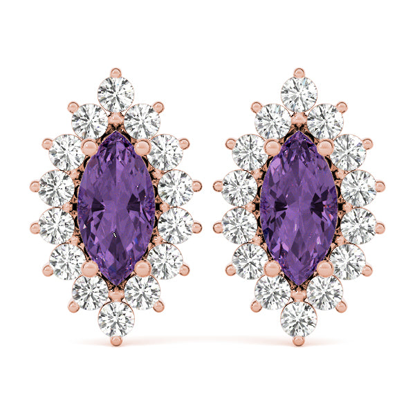 Marquise Gemstone Earrings · 0.28 ct tw