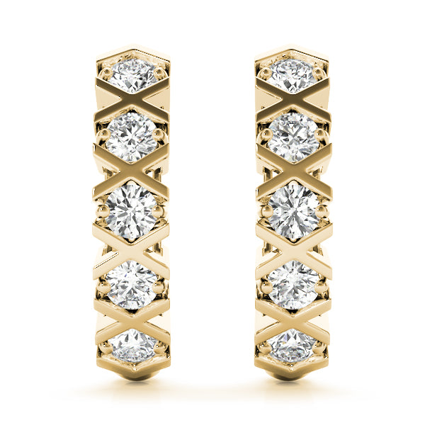 J-hoops Diamond Hoop · 1.00 ct tw