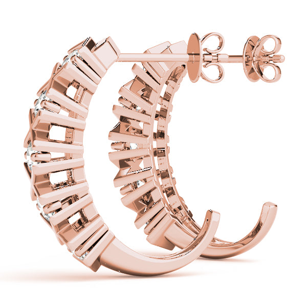 J-hoops Diamond Hoop · 1.00 ct tw