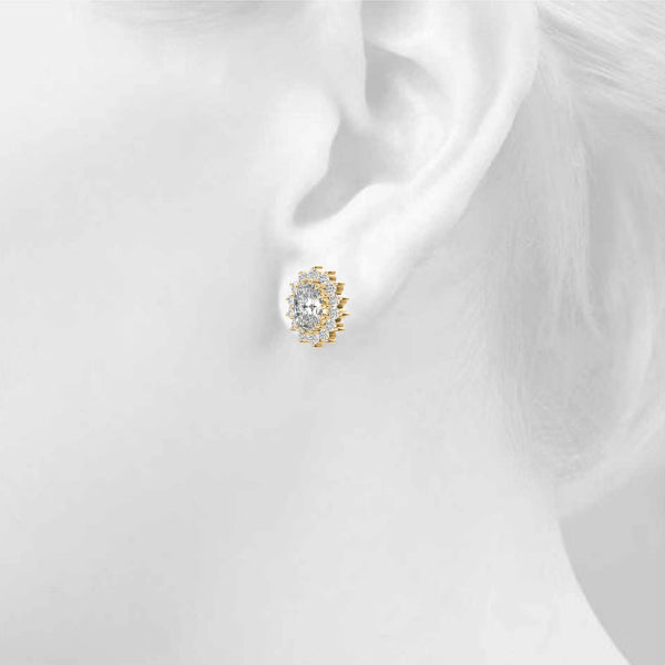 Oval Gemstone Earrings · 0.56 ct tw