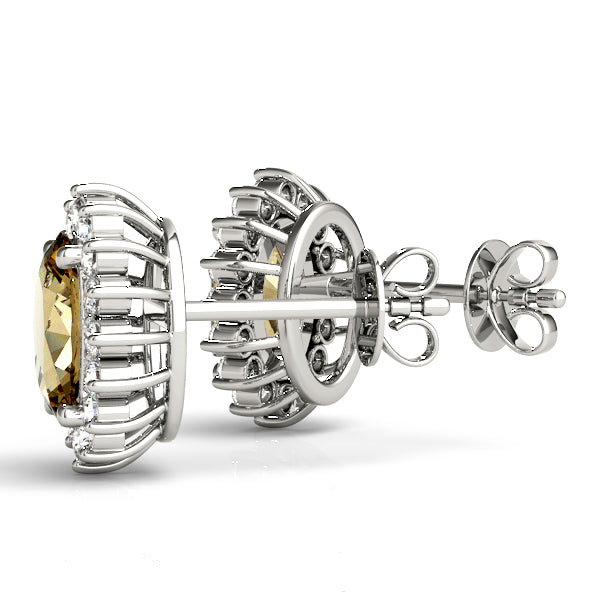 Oval Gemstone Earrings · 0.48 ct tw