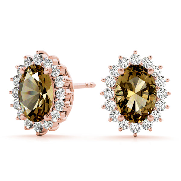 Oval Gemstone Earrings · 0.44 ct tw