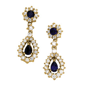 Pear Gemstone Earrings · 2.22 ct tw