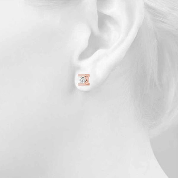 Single Stone Diamond Earrings · 0.24 ct tw
