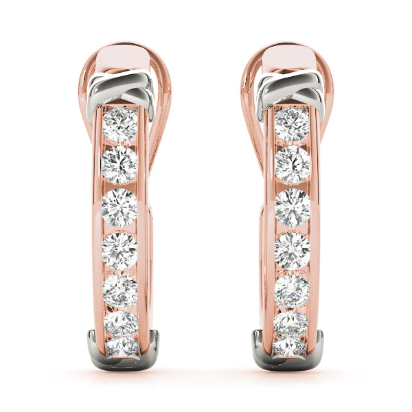J-hoops Diamond Hoop · 0.49 ct tw