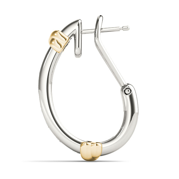 J-hoops Diamond Hoop · 0.49 ct tw