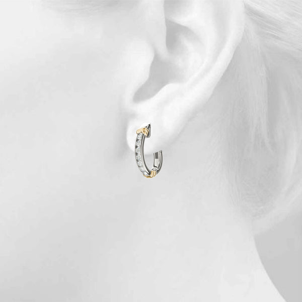 J-hoops Diamond Hoop · 0.98 ct tw