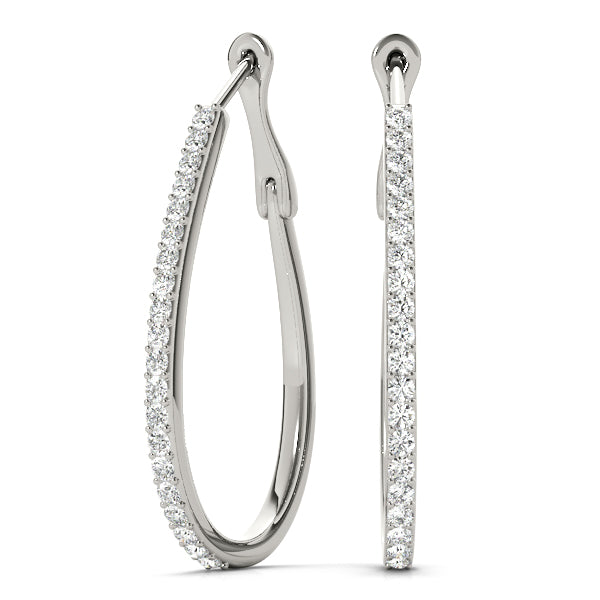 Standard Hoops Diamond Hoop · 0.50 ct tw