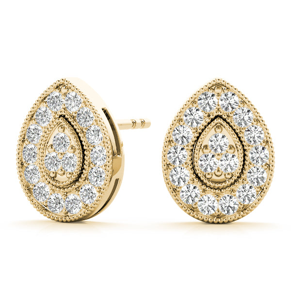 Cluster Diamond Earrings · 0.26 ct tw