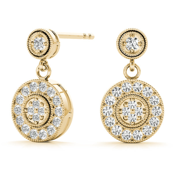 Cluster Diamond Earrings · 0.22 ct tw