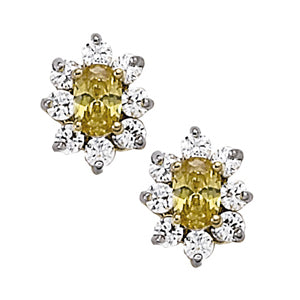 Oval Gemstone Earrings · 0.96 ct tw