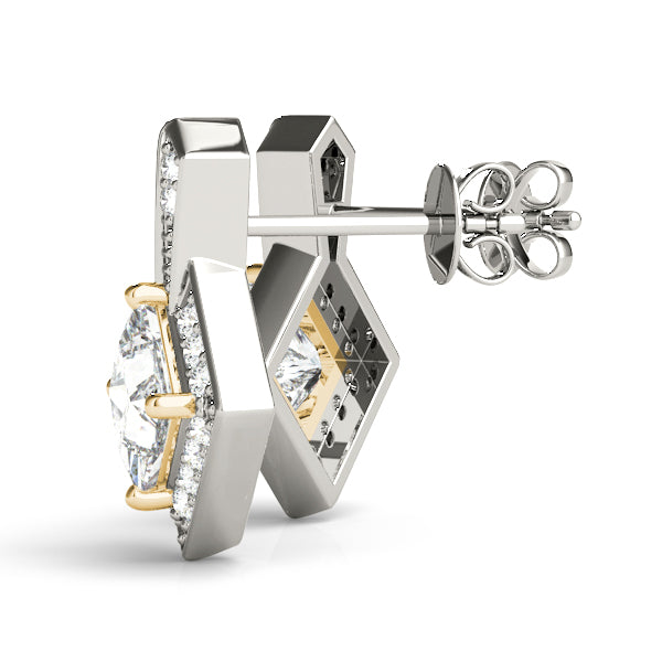 Square Fashion Diamond Earrings · 1.77 ct tw