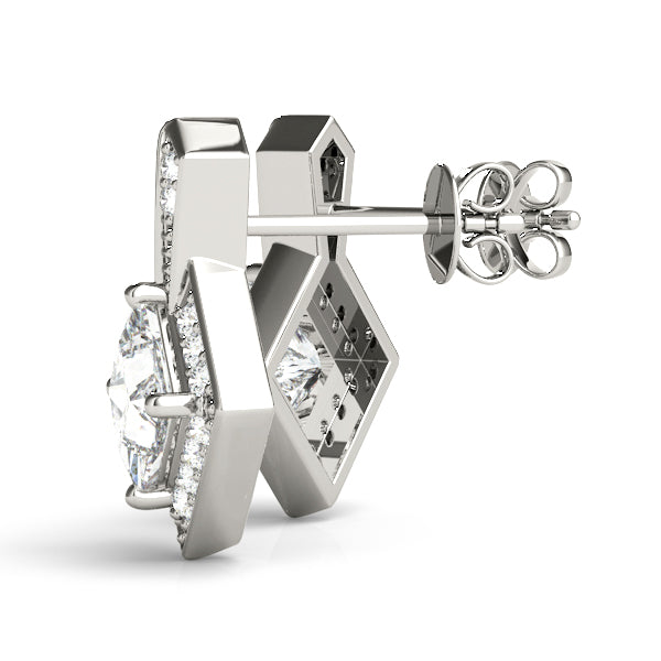 Square Fashion Diamond Earrings · 1.77 ct tw