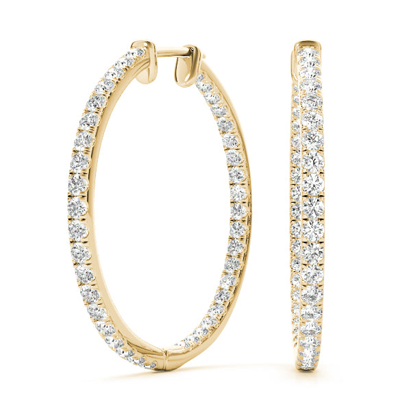 Standard Hoops Diamond Hoop · 0.41 ct tw