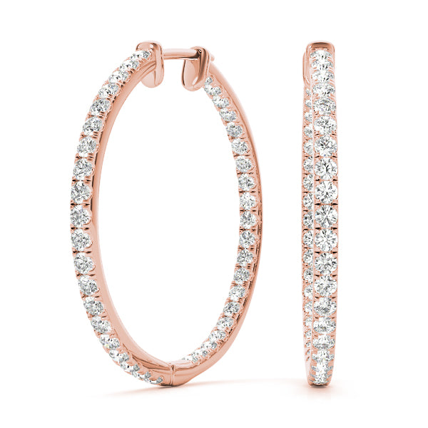 Standard Hoops Diamond Hoop · 0.41 ct tw