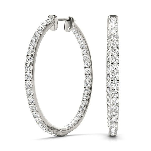 Standard Hoops Diamond Hoop · 0.41 ct tw