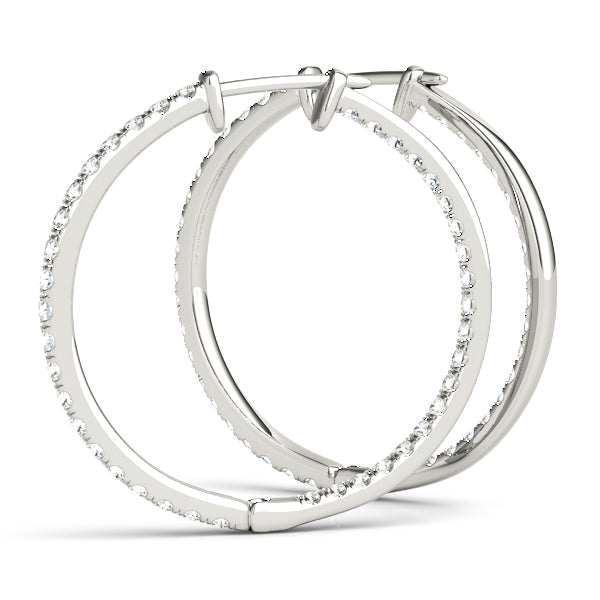Standard Hoops Diamond Hoop · 0.41 ct tw