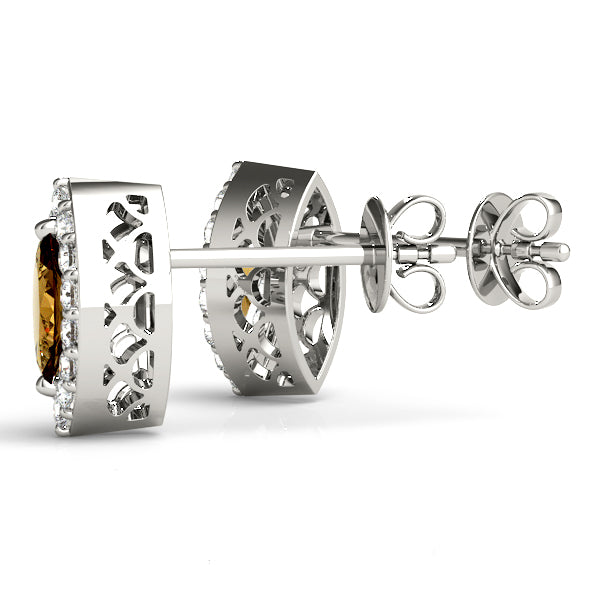 Marquise Halo Diamond Earrings · 0.30 ct tw