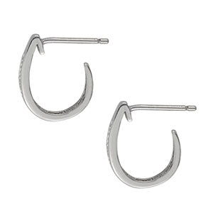 J-hoops Diamond Hoop · 0.02 ct tw