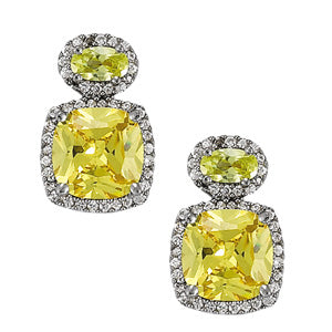 Cushion Square Gemstone Earrings · 0.44 ct tw