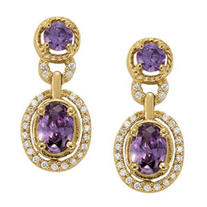 Oval Gemstone Earrings · 2.55 ct tw