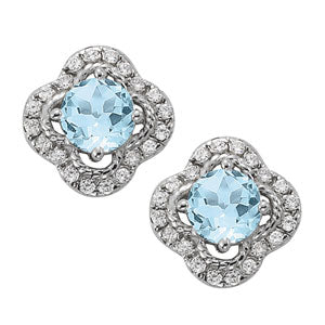 Round Gemstone Earrings · 1.80 ct tw
