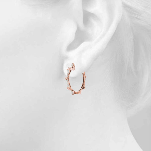 Standard Hoops Diamond Hoop · 0.32 ct tw