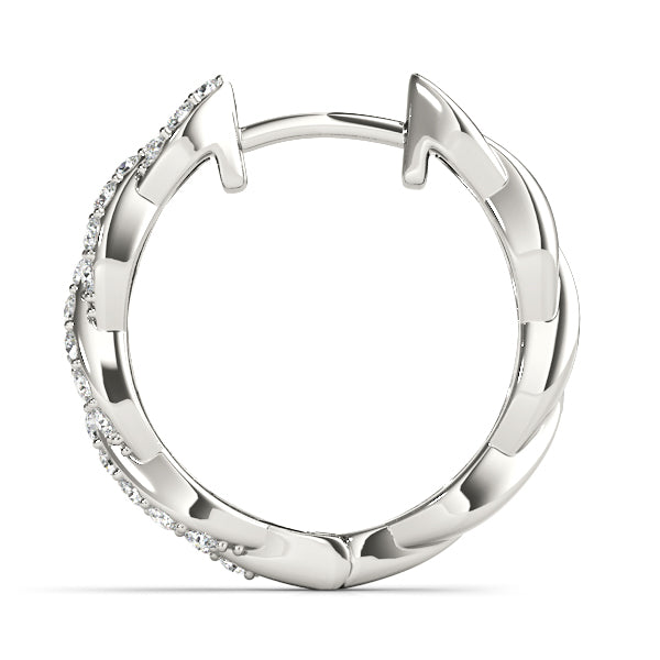 Standard Hoops Diamond Hoop · 0.24 ct tw
