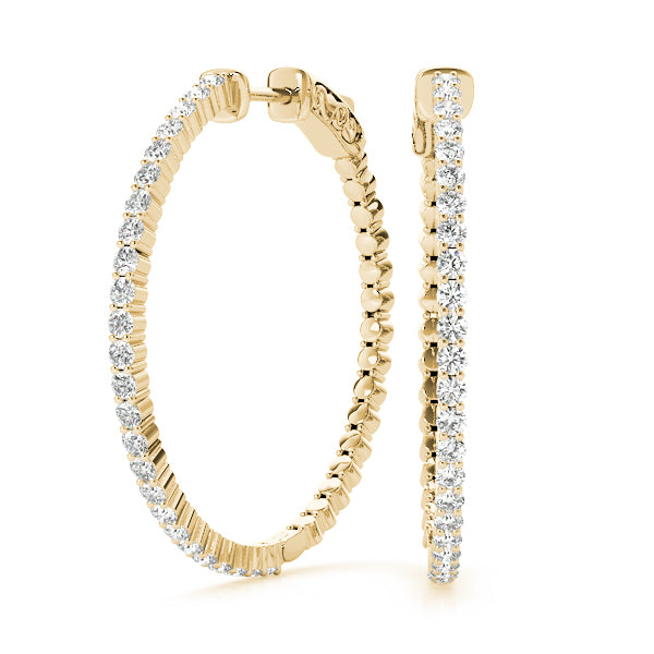 Vault Lock Diamond Hoop · 0.50 ct tw