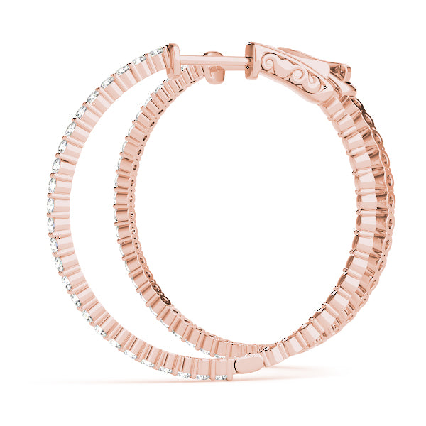 Vault Lock Diamond Hoop · 0.50 ct tw