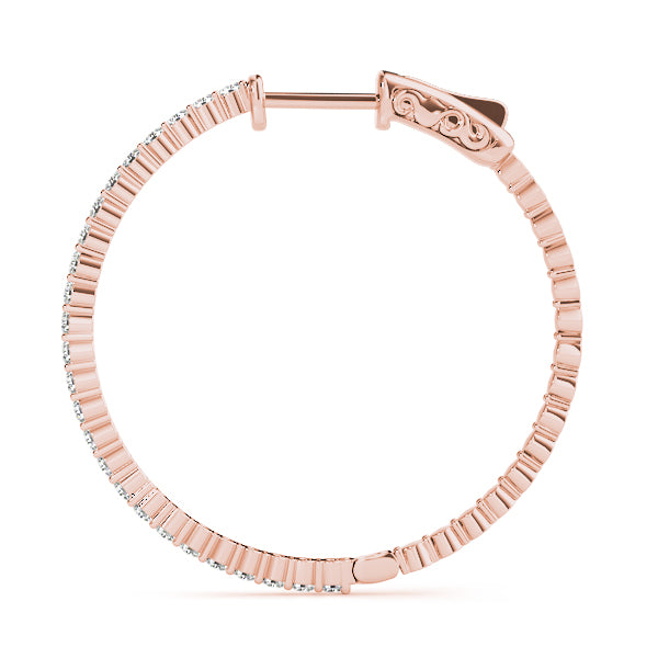 Vault Lock Diamond Hoop · 0.50 ct tw