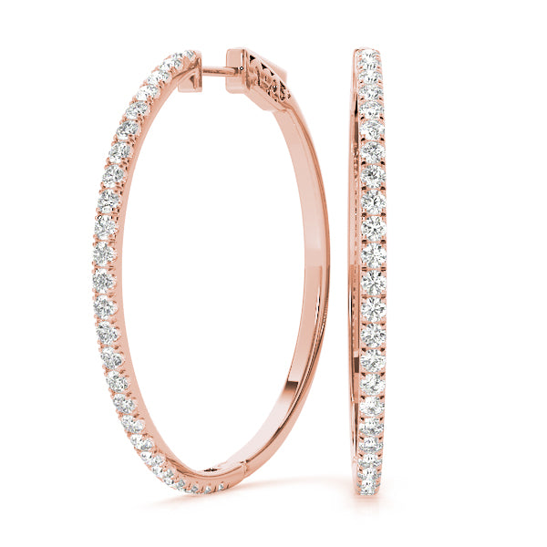 Vault Lock Diamond Hoop · 0.50 ct tw