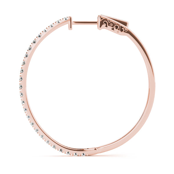 Vault Lock Diamond Hoop · 0.50 ct tw