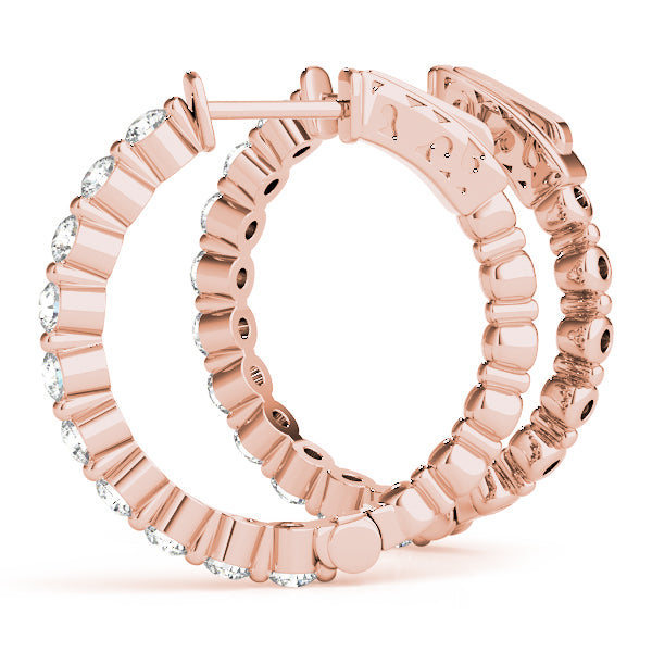 Vault Lock Diamond Hoop · 1.02 ct tw