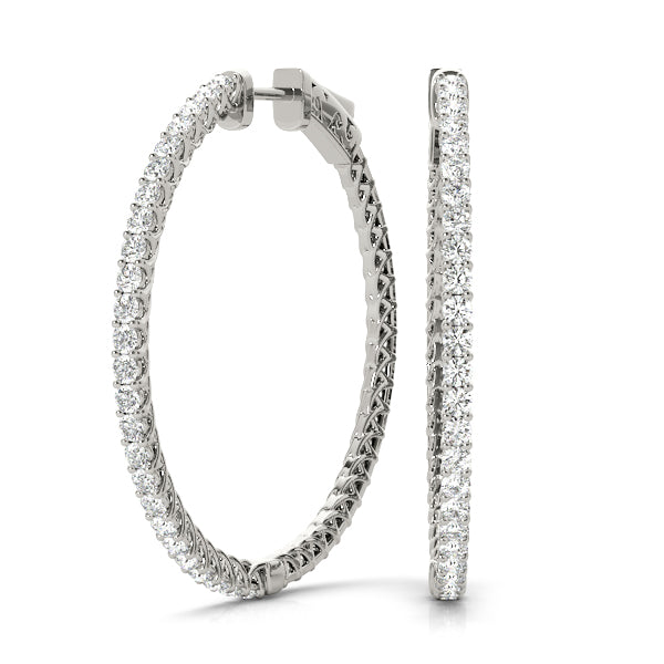 Vault Lock Diamond Hoop · 0.52 ct tw