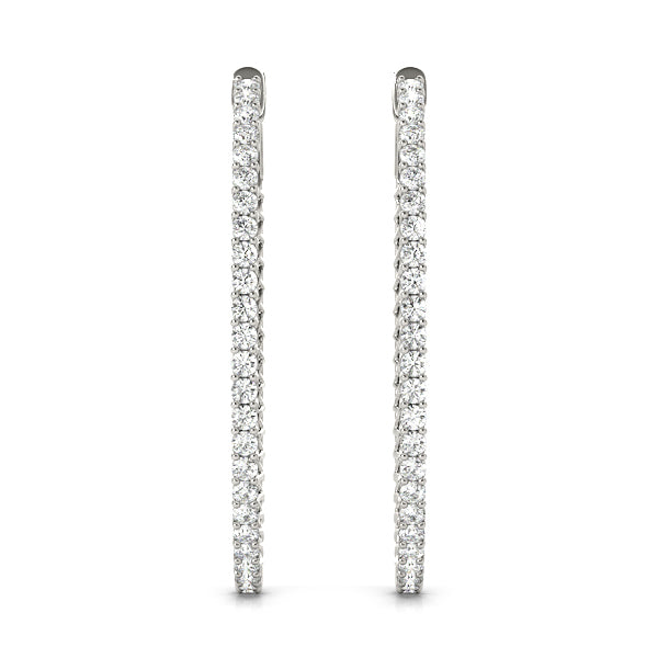 Vault Lock Diamond Hoop · 1.50 ct tw