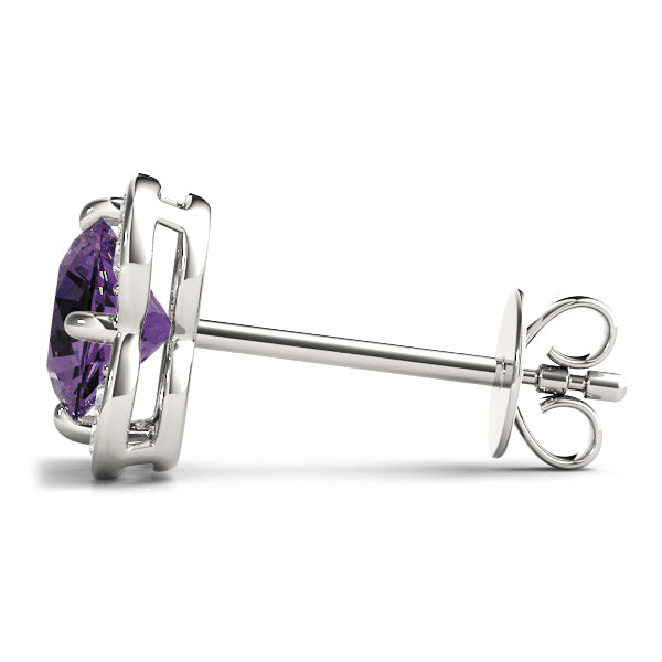Round Fashion Diamond Earrings · 1.12 ct tw