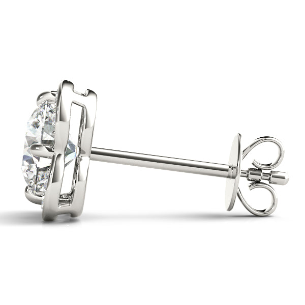 Round Fashion Diamond Earrings · 1.12 ct tw
