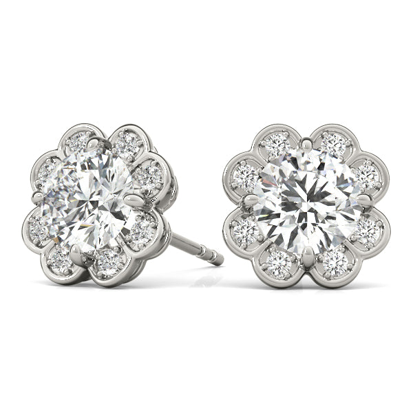 Round Fashion Diamond Earrings · 1.70 ct tw