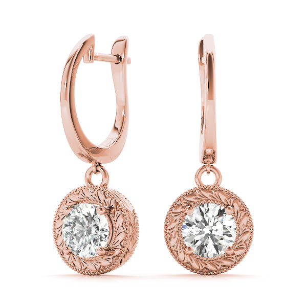 Round Single Stone Diamond Earrings · 1.50 ct tw