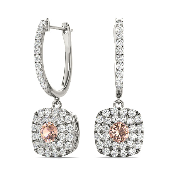 Round Halo Diamond Earrings · 2.34 ct tw